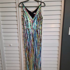 Sequins jumpsuit, tank style, new with tag